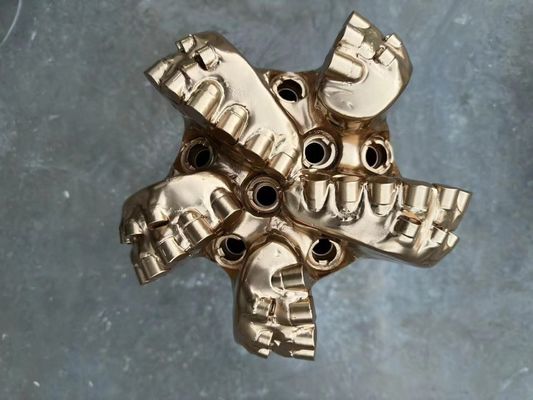 5 lâminas 8,5 polegadas PDC Core Drill Bit Double Row Cutter para perfuração de poços de água